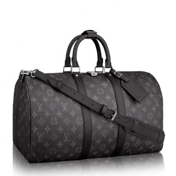 Louis Vuitton Keepall 55 Bandouliere Monogram Eclipse M40605 - Coyze