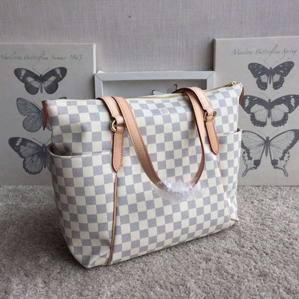 Louis Vuitton Totally MM Bag Damier Azur N41279 - Coyze